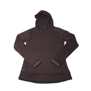 Athleta Hoodie Womens Small Multicolor Pullover Thumbholes Athletic Cozy